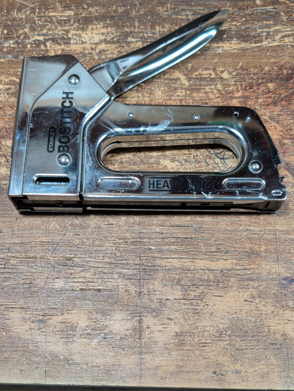 Stanley Chrome Heavy Duty Staple Gun - Silver
